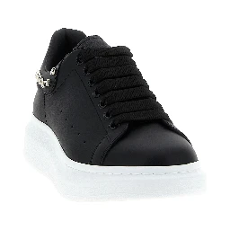 Black Calfskin Chunky Sneakers