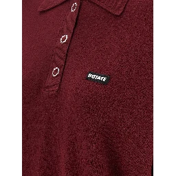 Bordeaux Mohair Polo Shirt