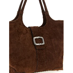 Brown Goatskin Tote Bag