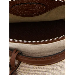 Beige Polyethylene Handbag