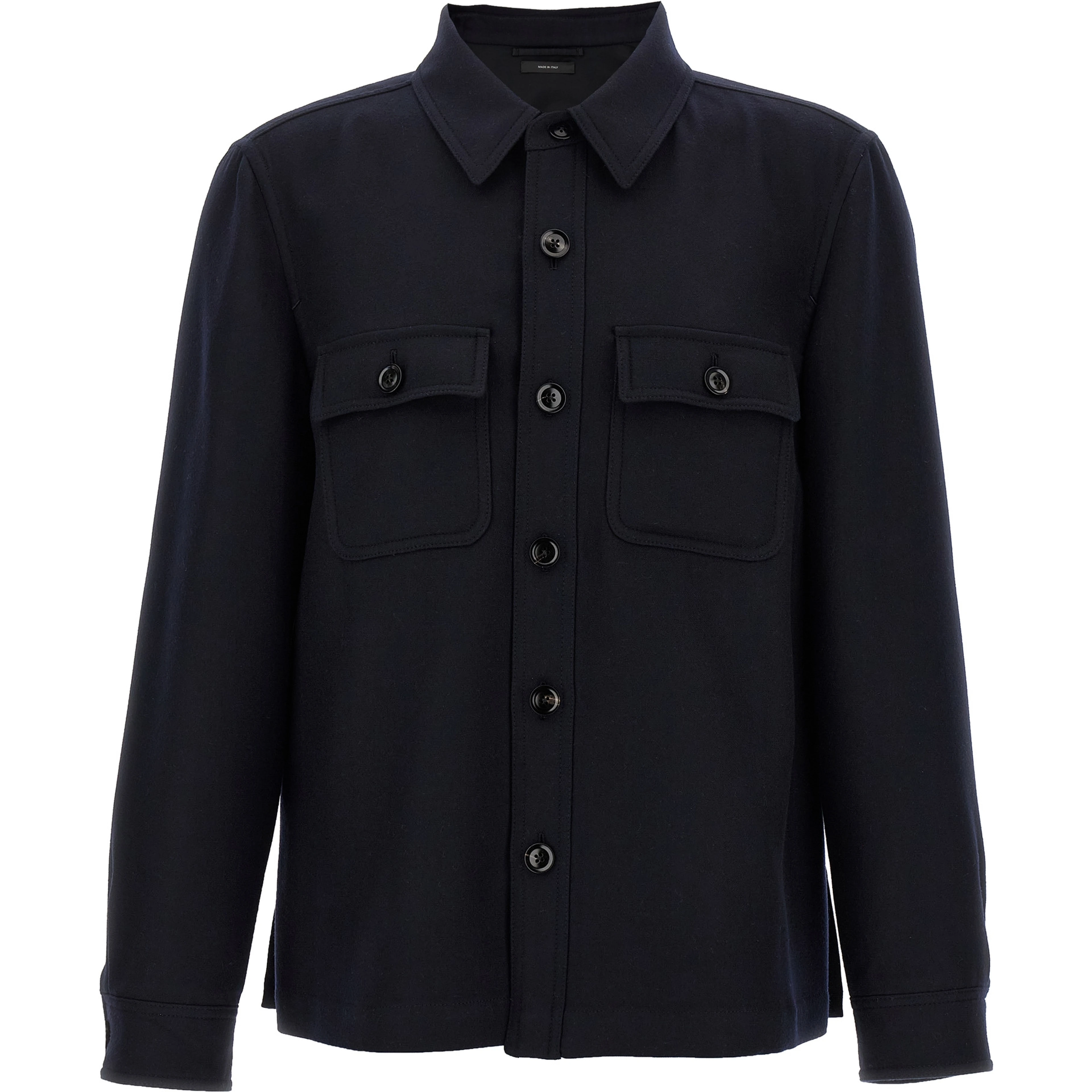 Blue Wool Blouse