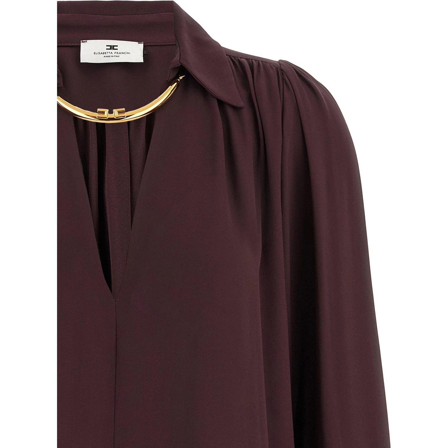 Purple Viscose Blouse