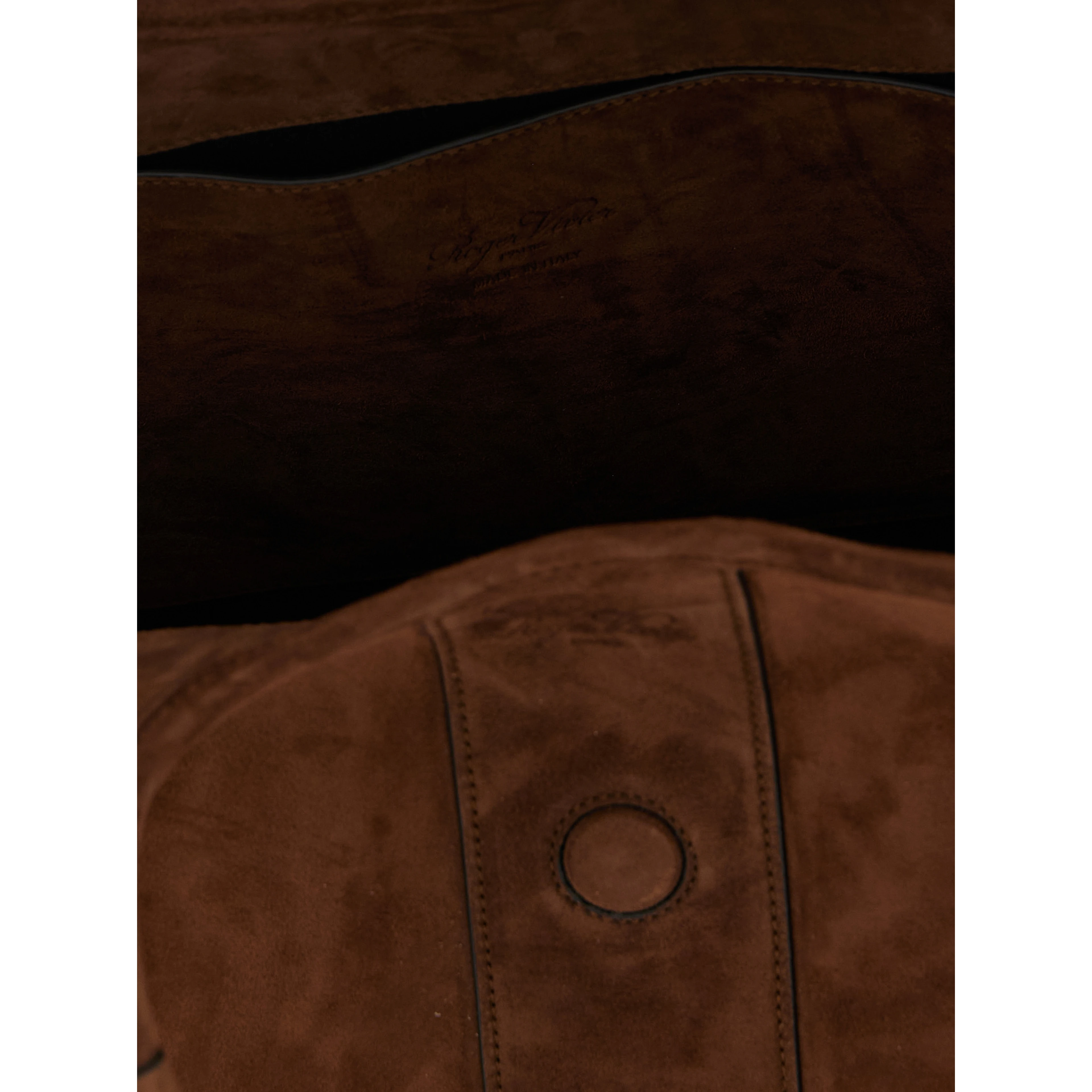 Brown Goatskin Tote Bag