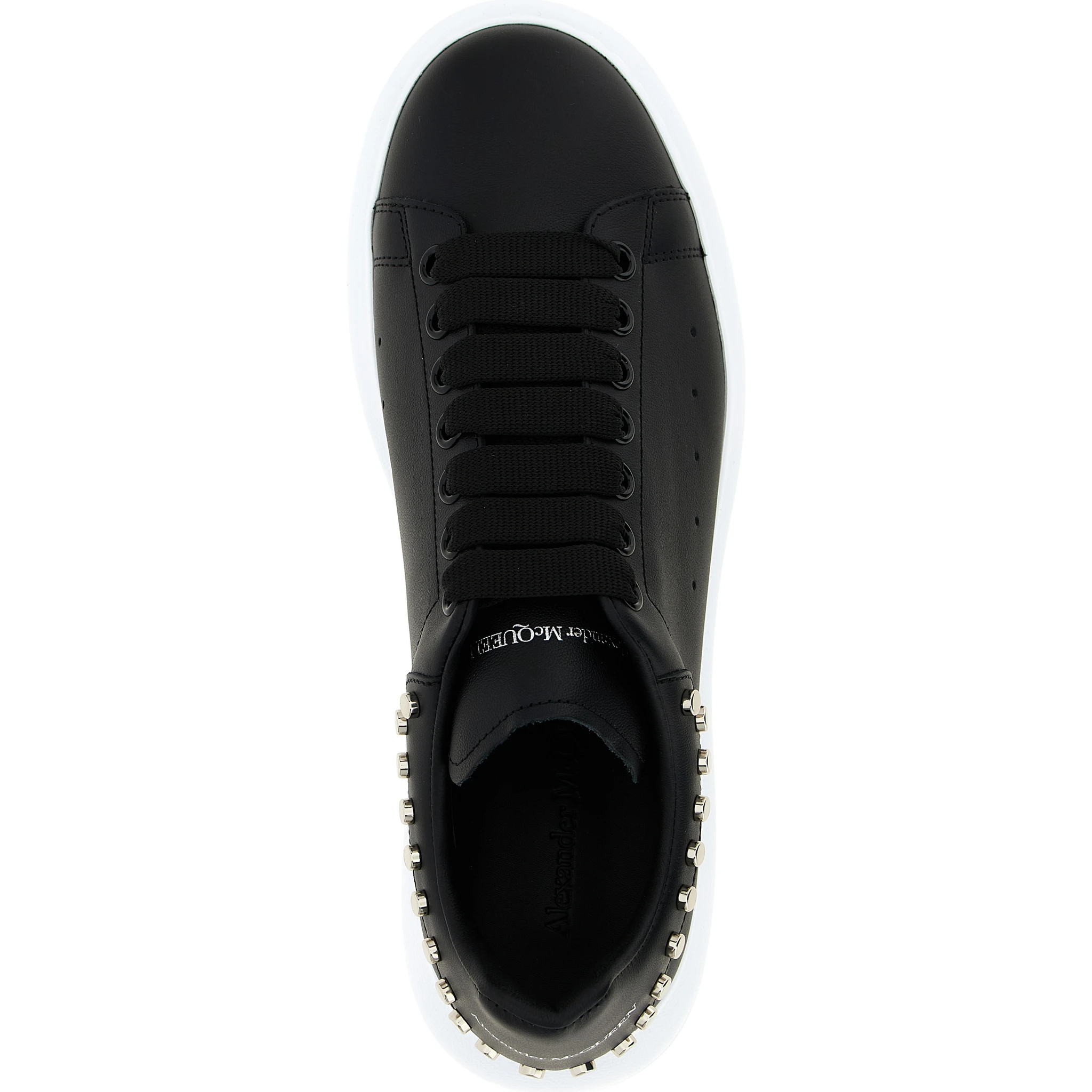 Black Calfskin Chunky Sneakers