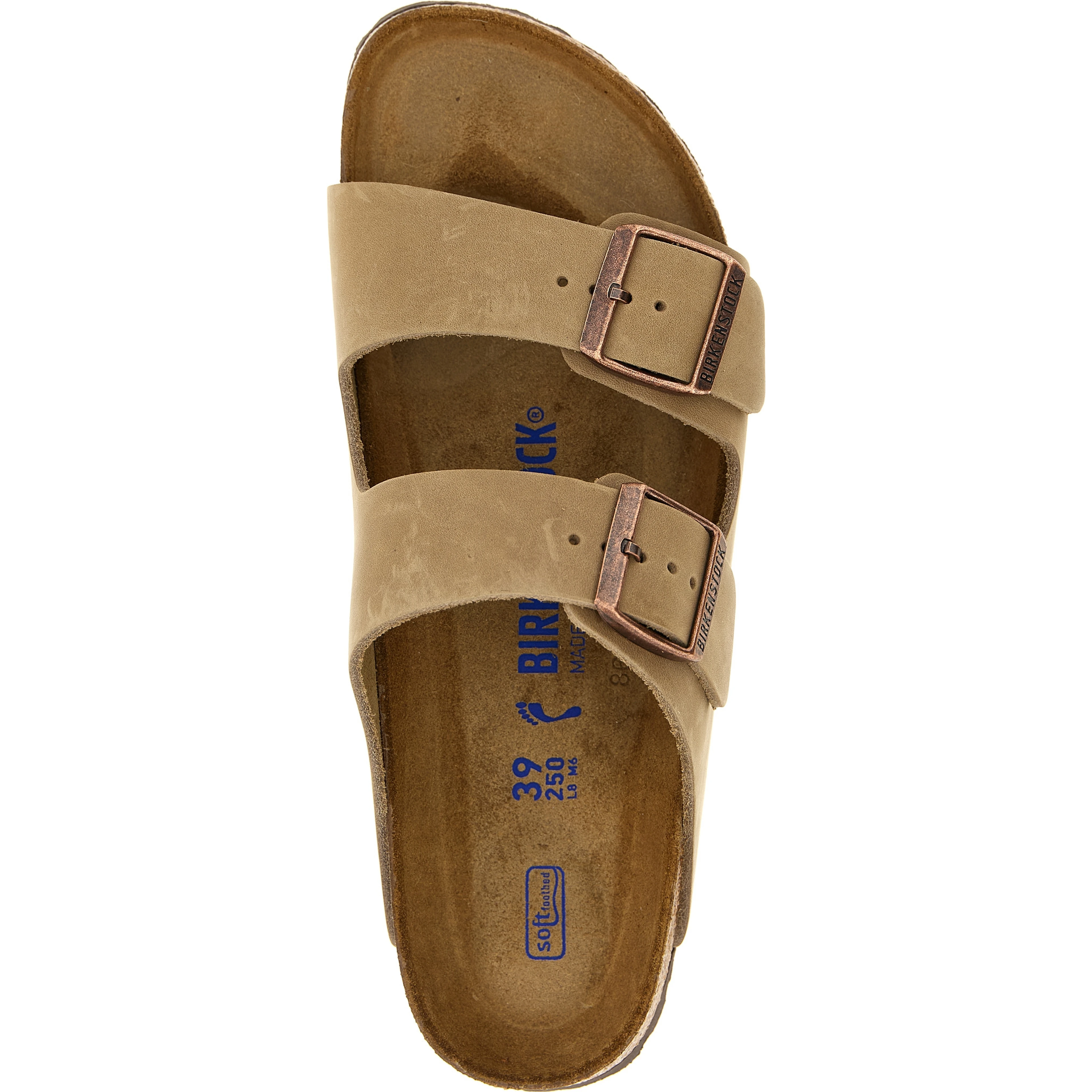 Brown Leather Slides