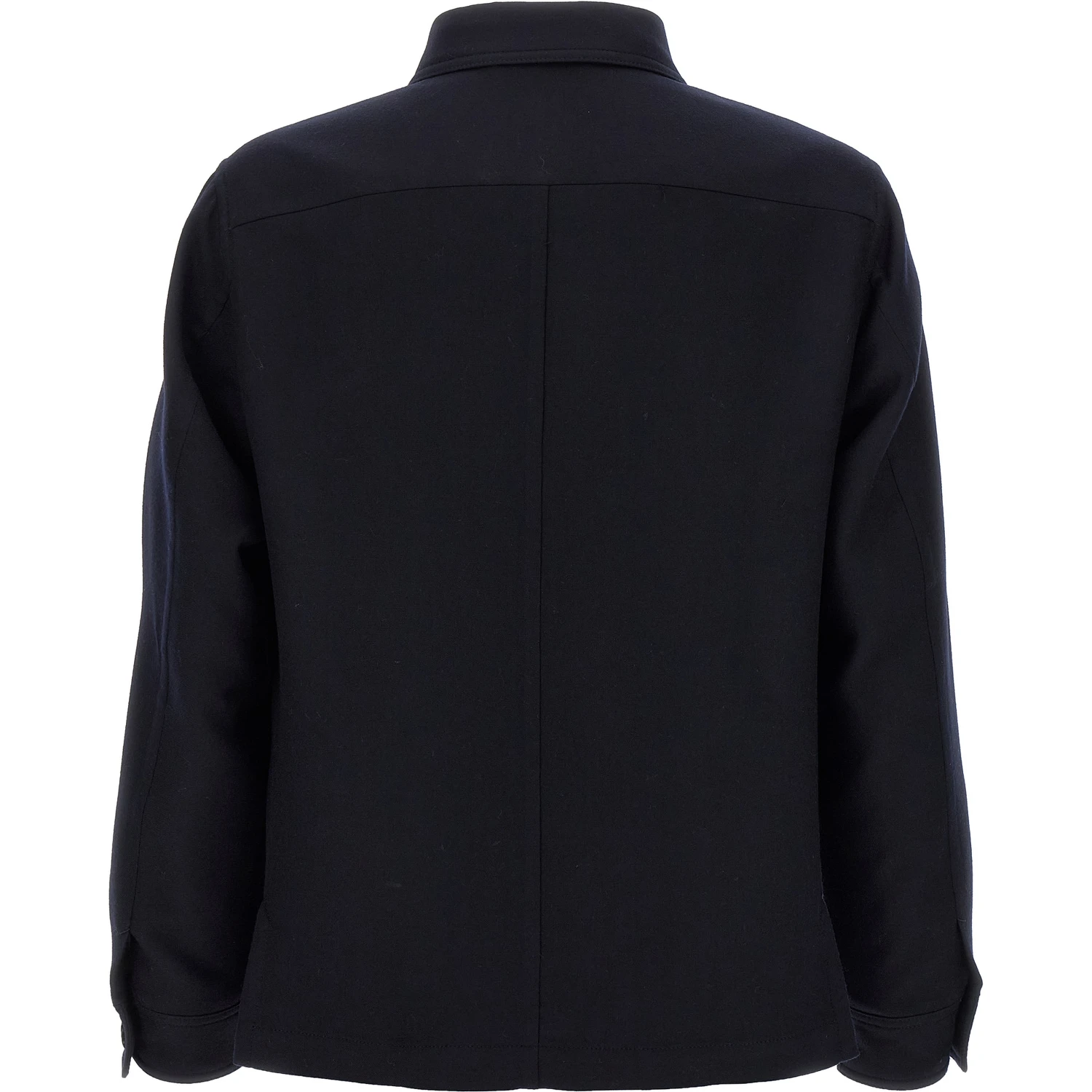 Blue Wool Blouse