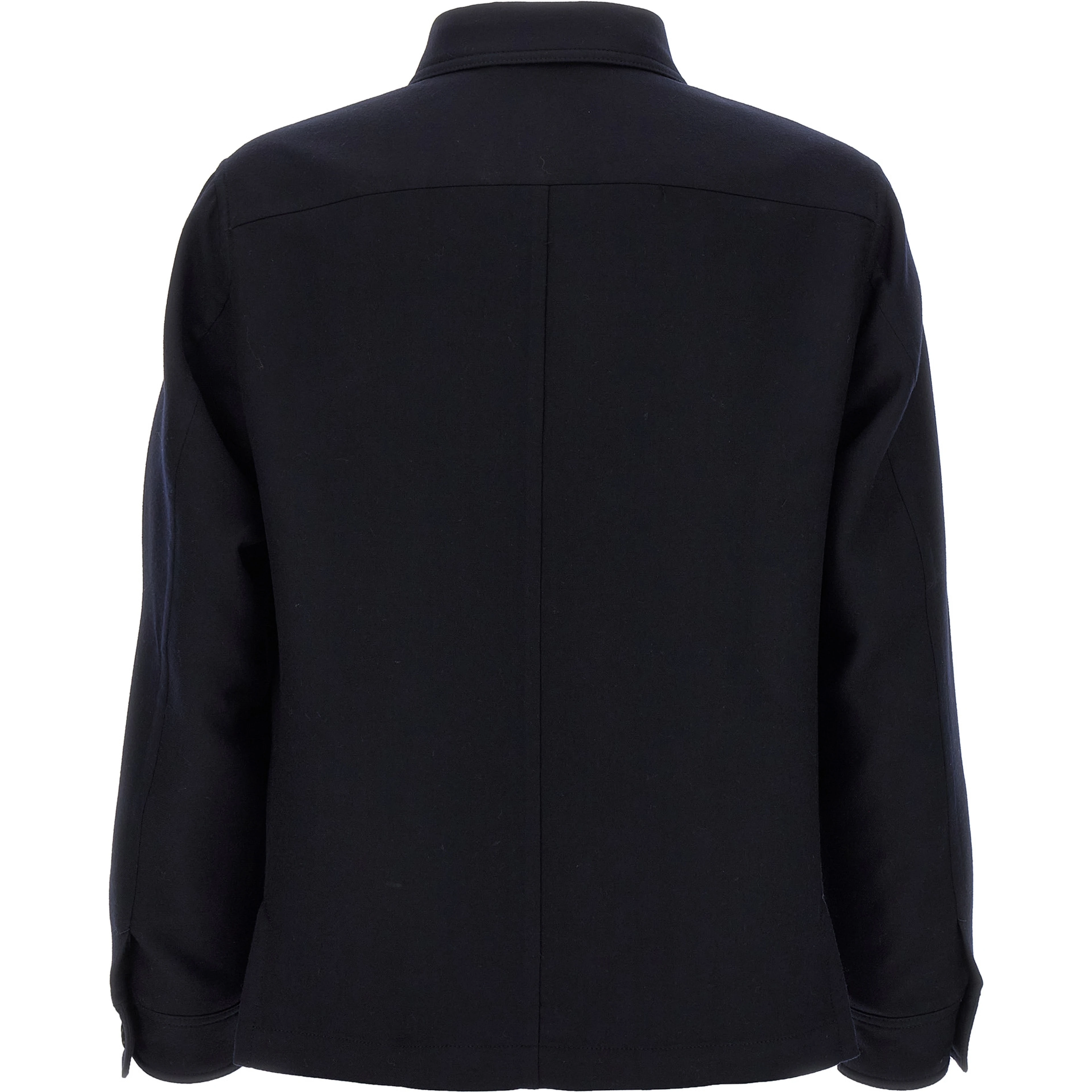 Blue Wool Blouse