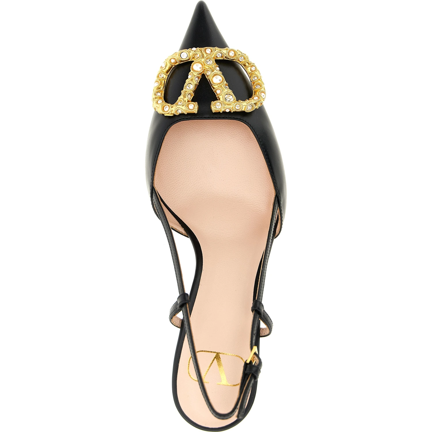 Black Calfskin High Heel Pumps