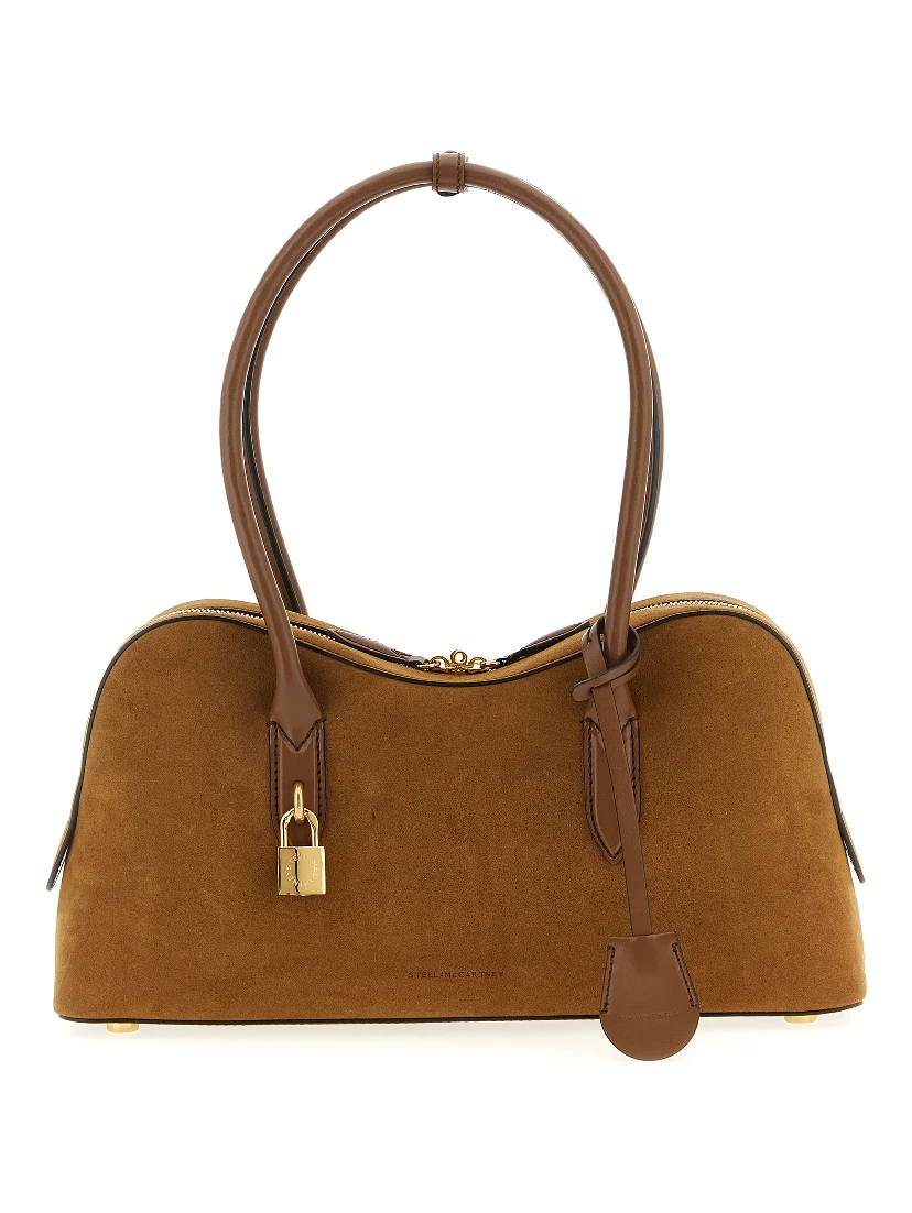 Brown Polyamide Shoulder Bag