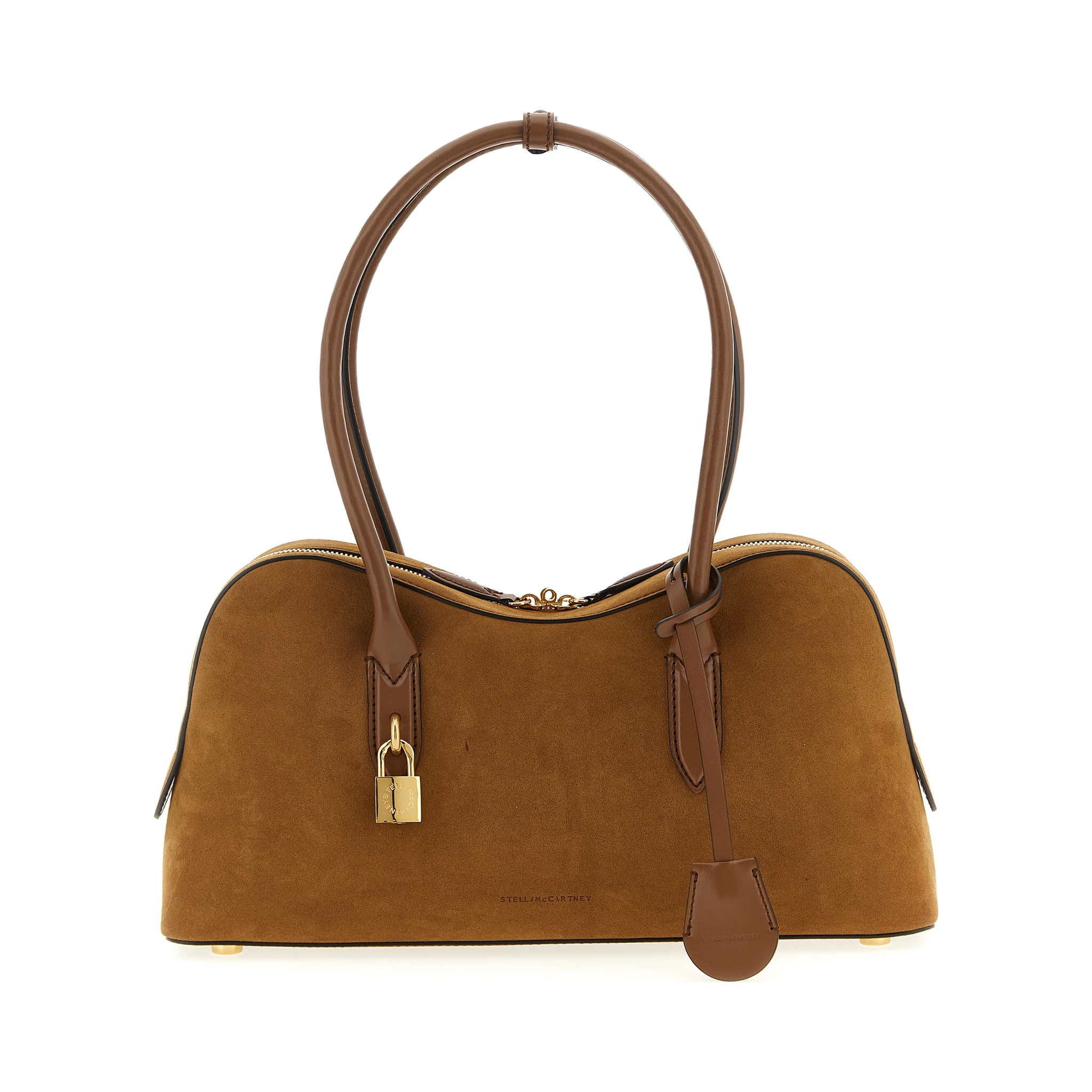 Brown Polyamide Shoulder Bag