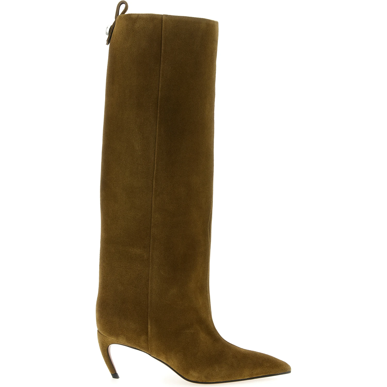 Bicolor Goatskin Over The Knee