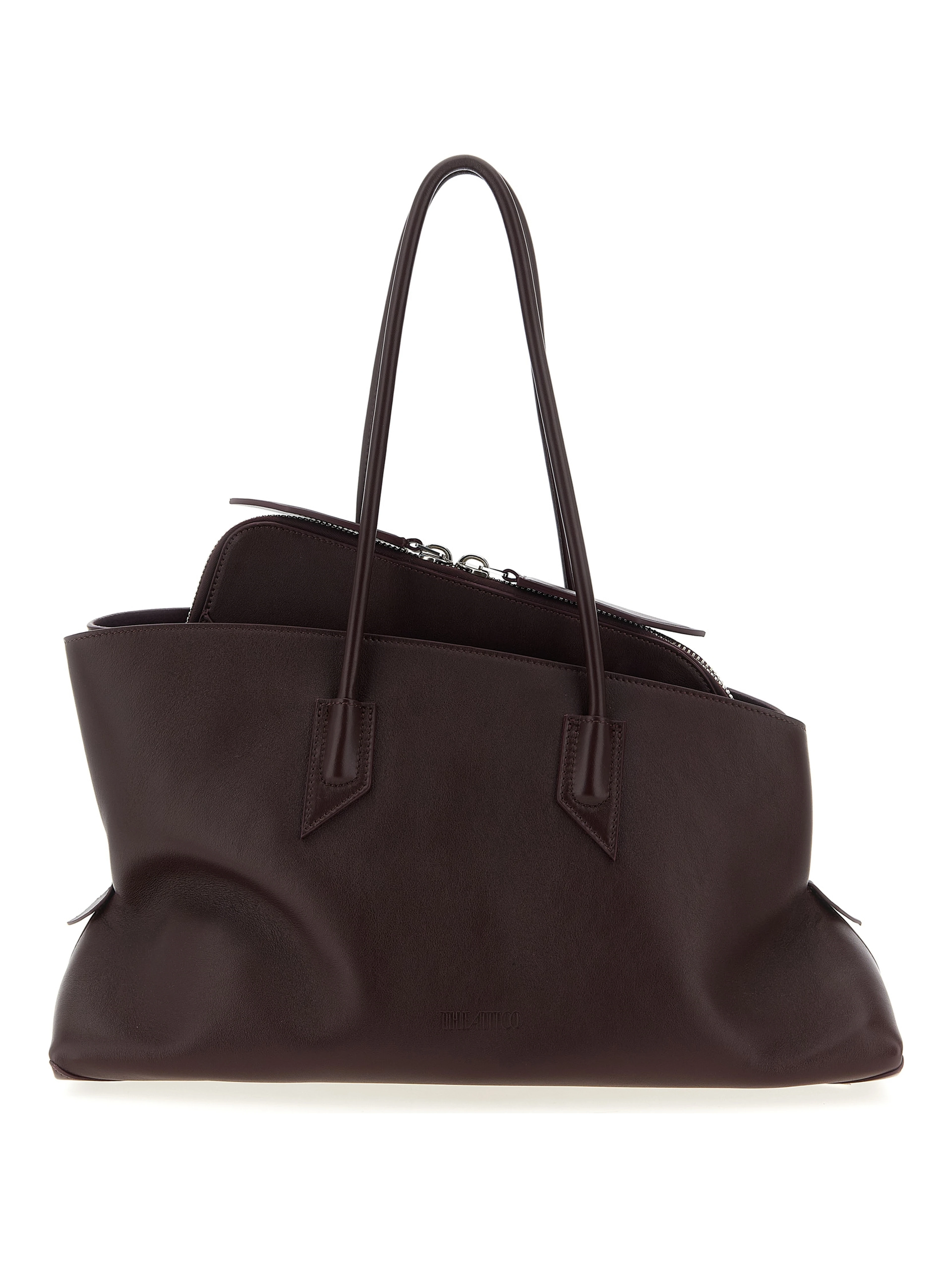 Purple Calfskin Shoulder Bag