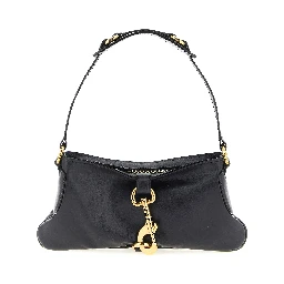 Black Cowhide Shoulder Bag