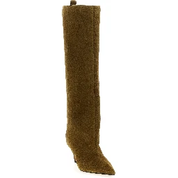 Bicolor Goatskin Over The Knee
