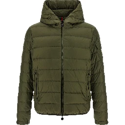 Bicolor Polyamide Full-Length Jacket