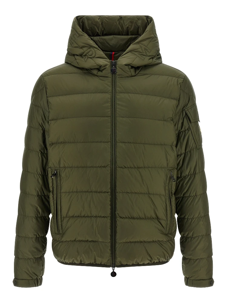 Bicolor Polyamide Full-Length Jacket
