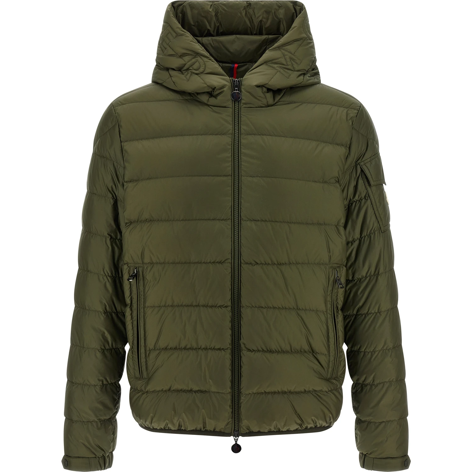 Bicolor Polyamide Full-Length Jacket