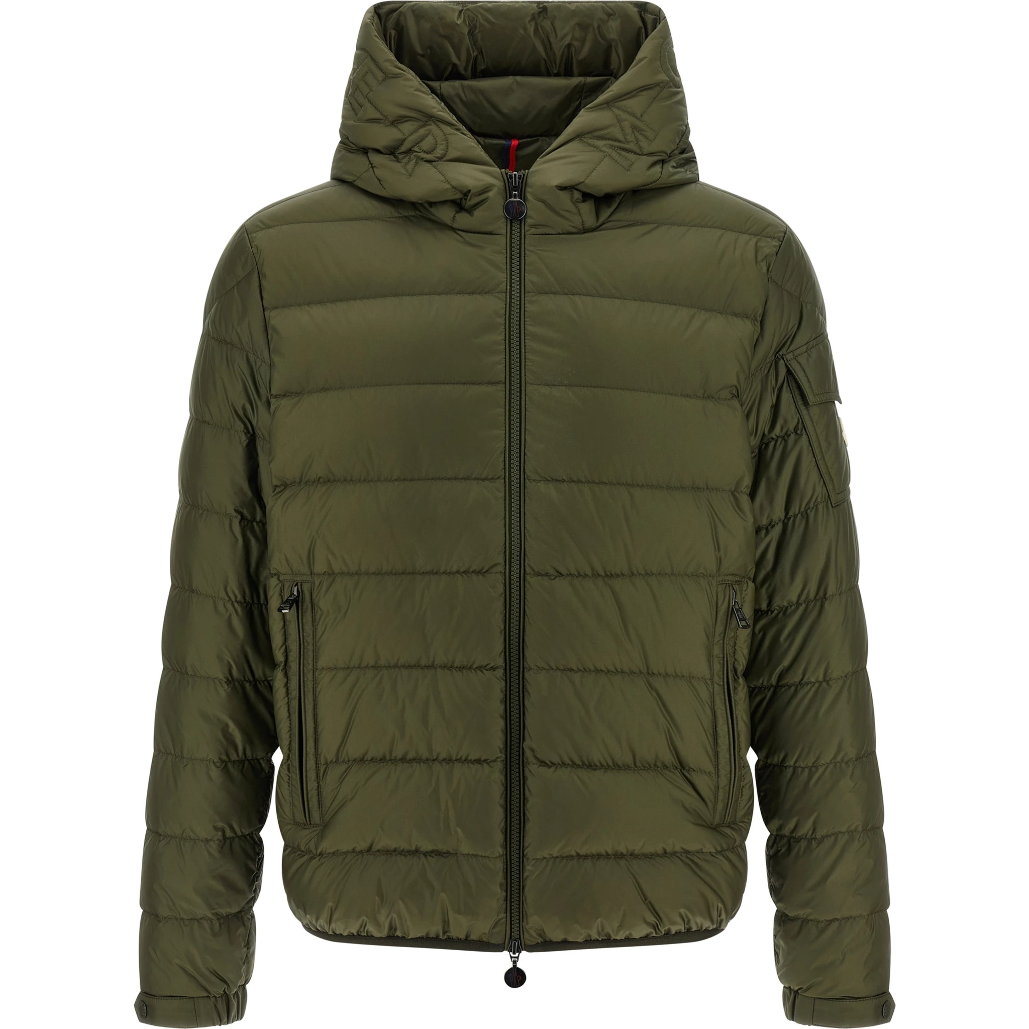 Bicolor Polyamide Full-Length Jacket