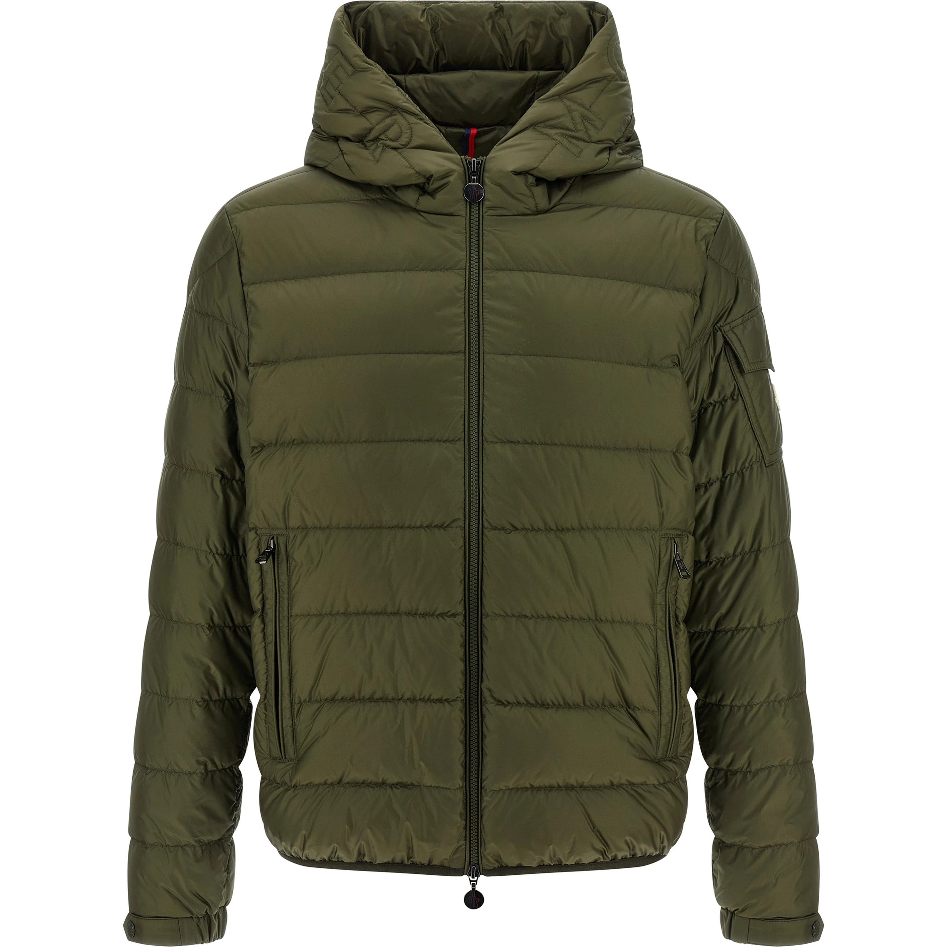 Bicolor Polyamide Full-Length Jacket