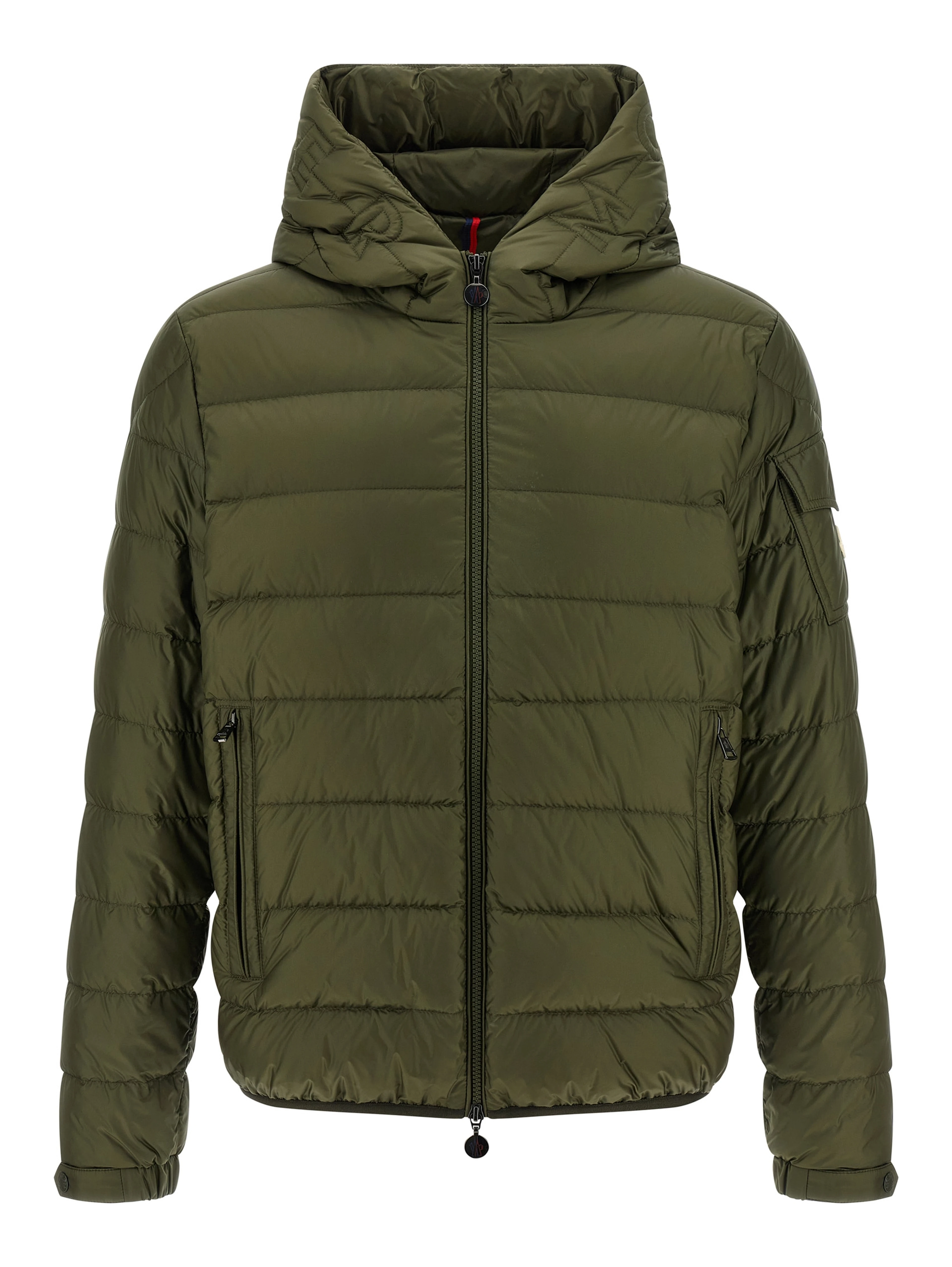 Bicolor Polyamide Full-Length Jacket