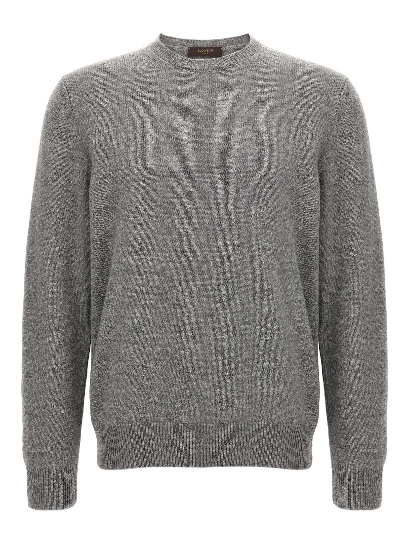 Gray Virgin Wool Cardigan