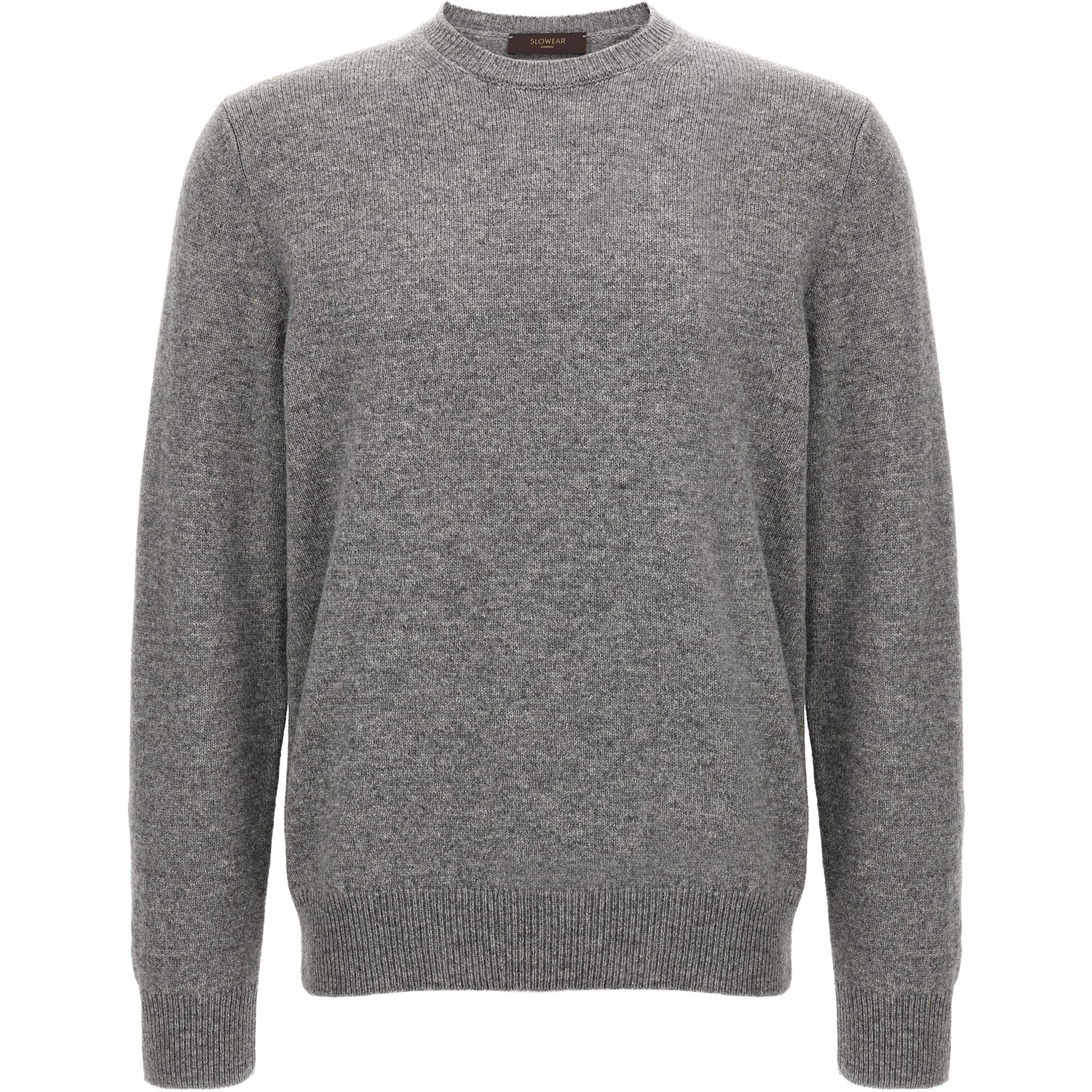 Gray Virgin Wool Cardigan