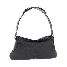 Black Cowhide Shoulder Bag
