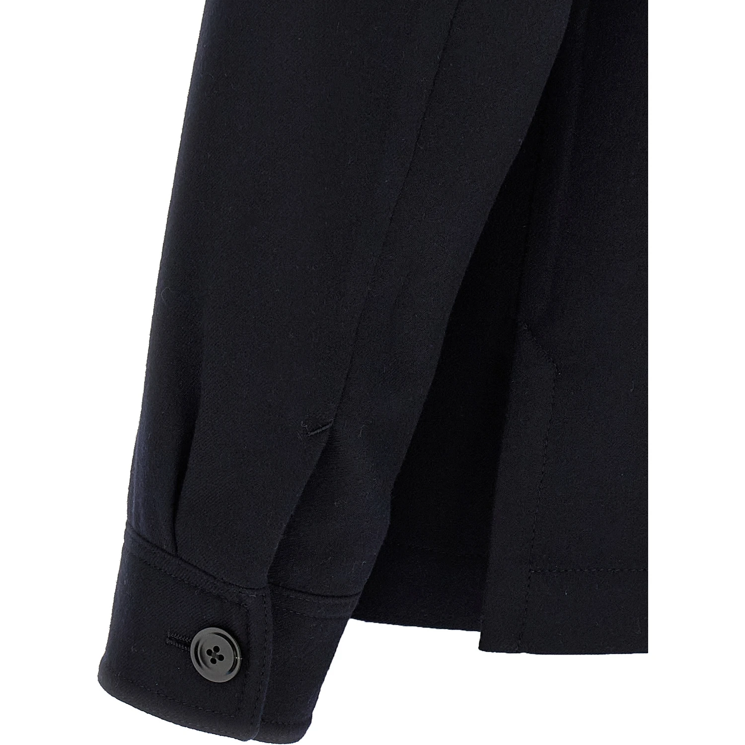Blue Wool Blouse