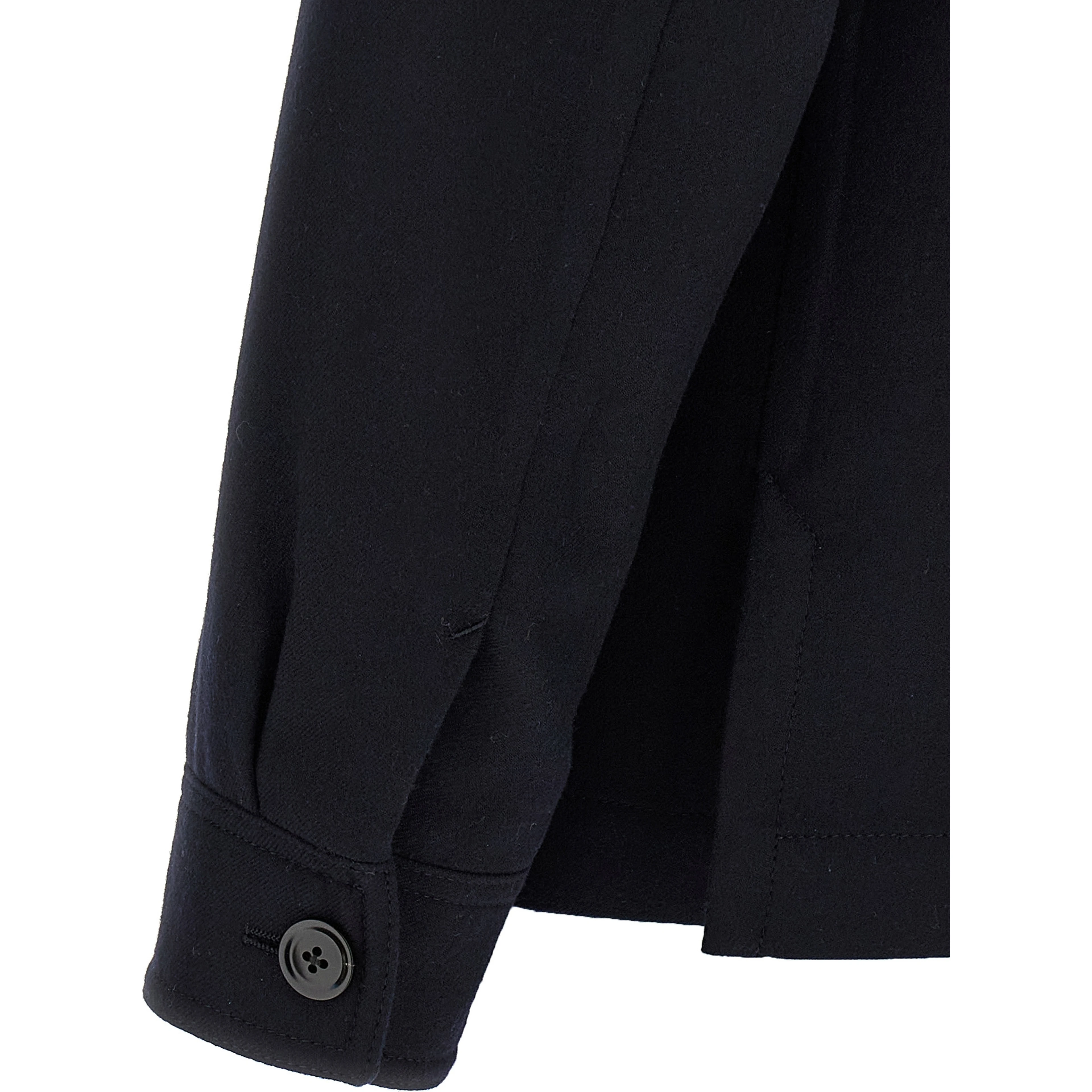 Blue Wool Blouse