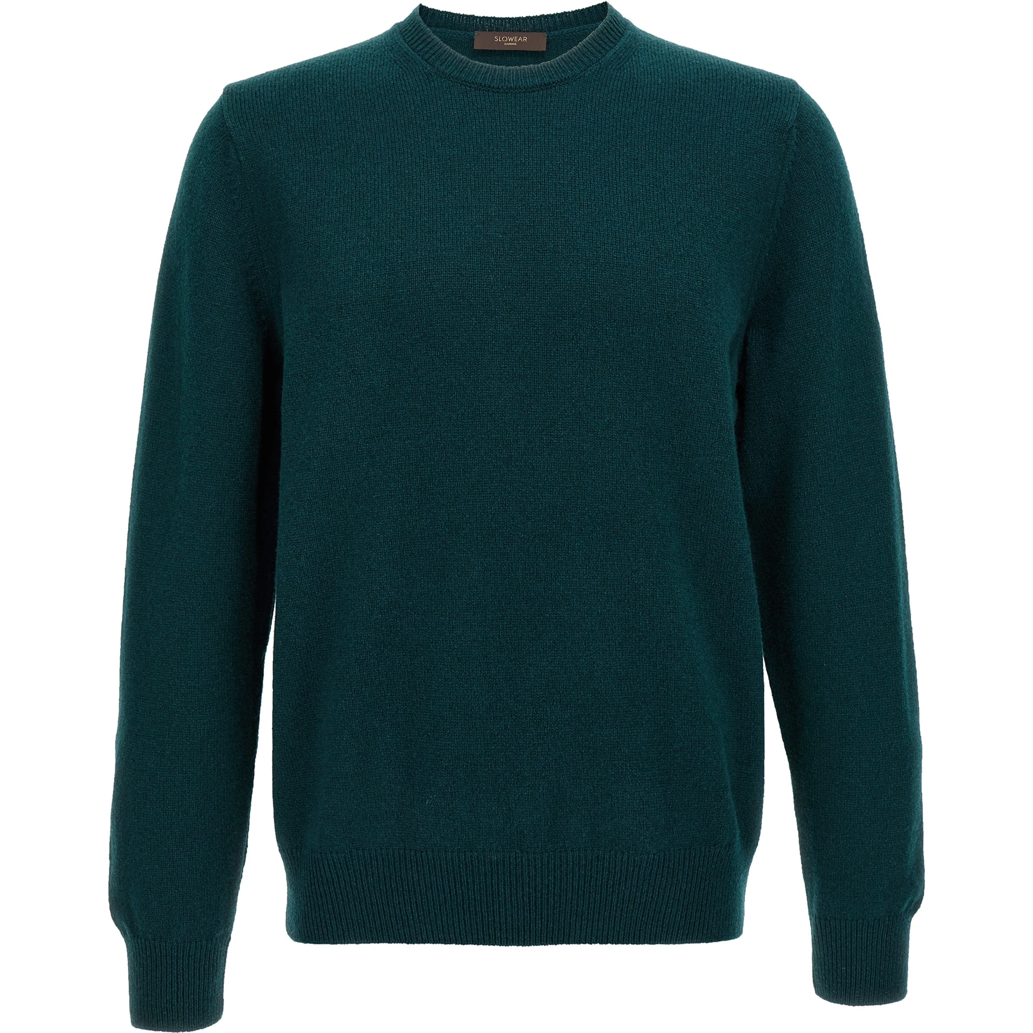 Bicolor Virgin Wool Cardigan