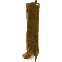 Bicolor Goatskin Over The Knee