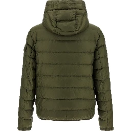 Bicolor Polyamide Full-Length Jacket