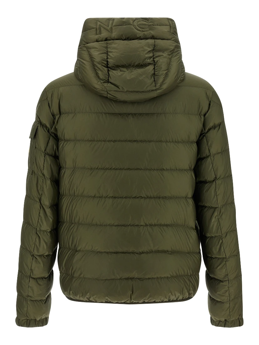 Bicolor Polyamide Full-Length Jacket