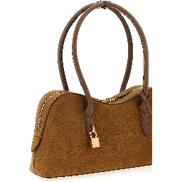 Brown Polyamide Shoulder Bag