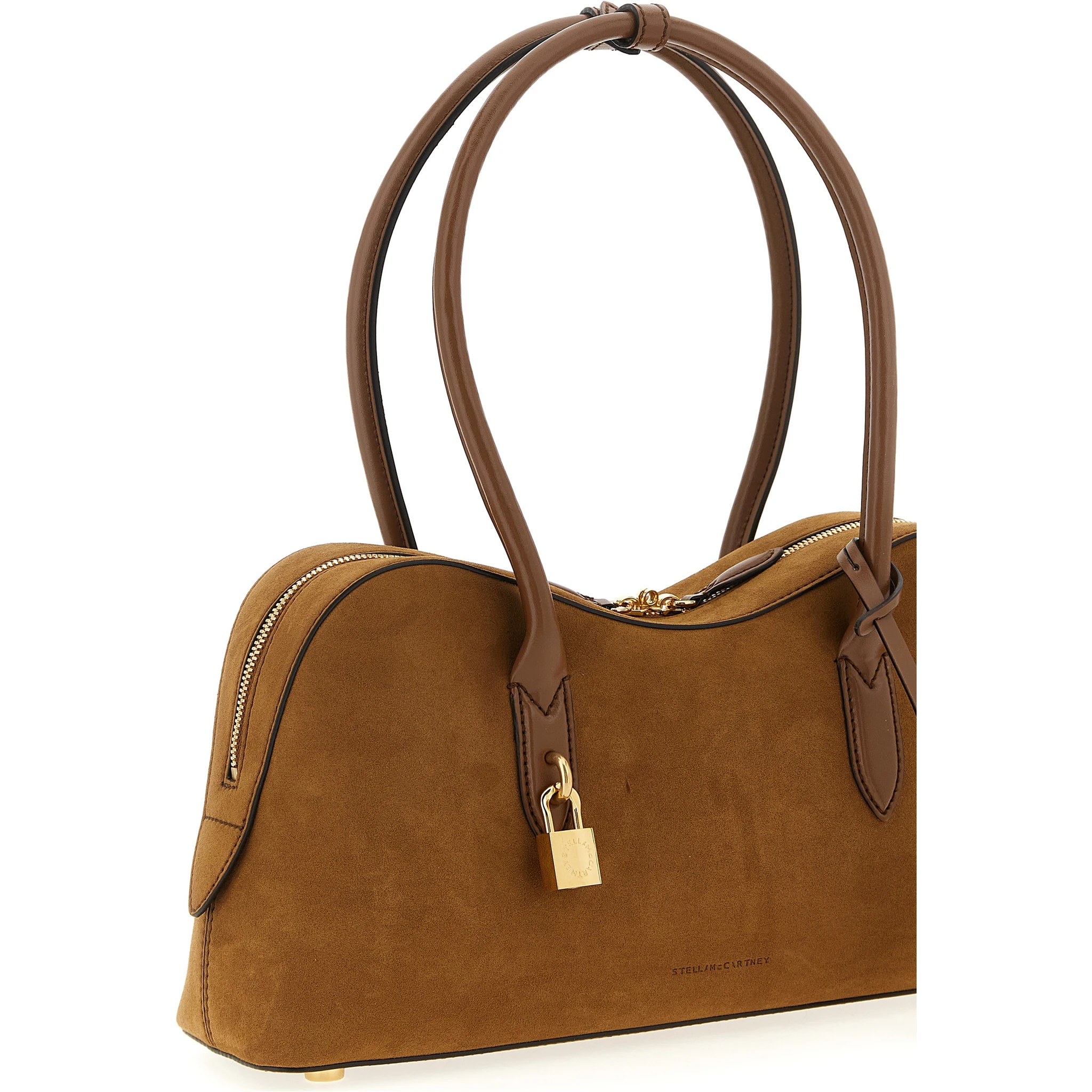 Brown Polyamide Shoulder Bag