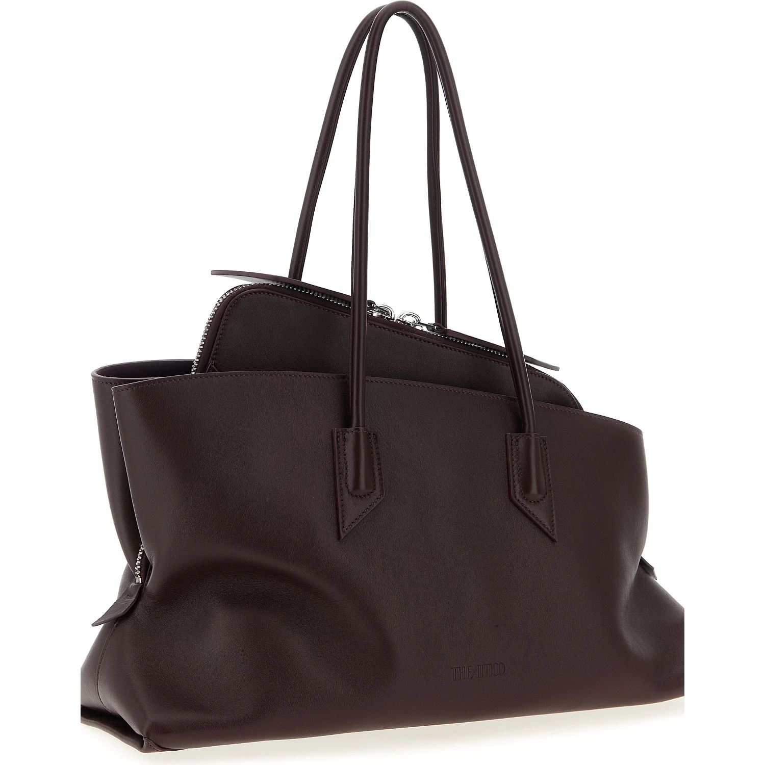 Purple Calfskin Shoulder Bag