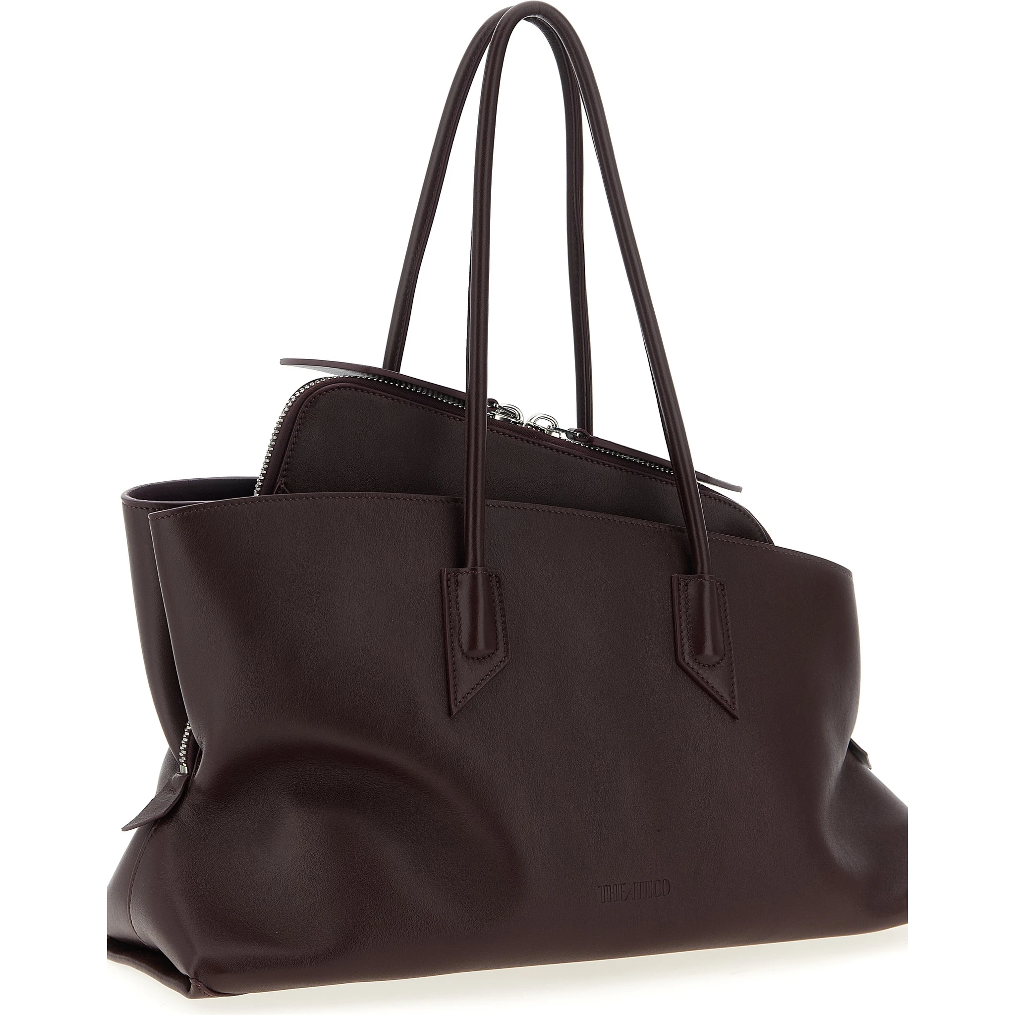 Purple Calfskin Shoulder Bag