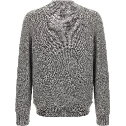 Gray Virgin Wool Cardigan