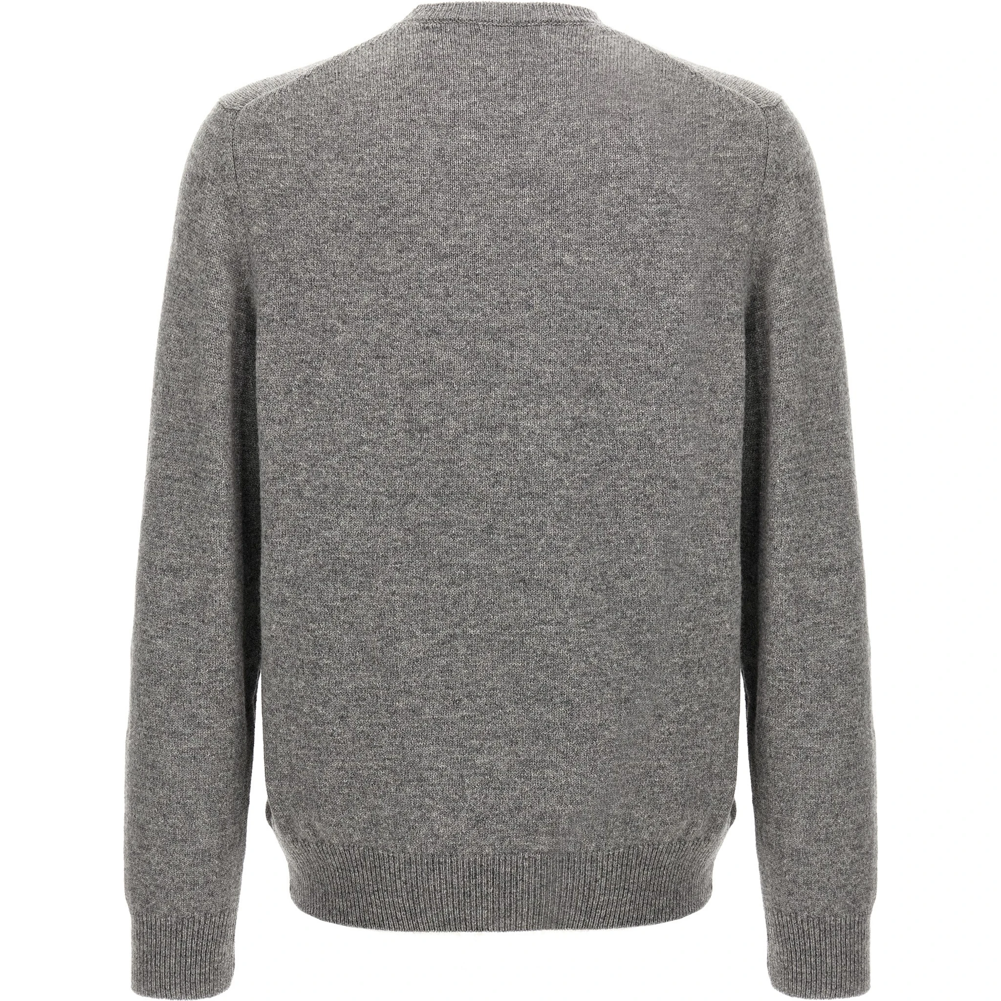 Gray Virgin Wool Cardigan