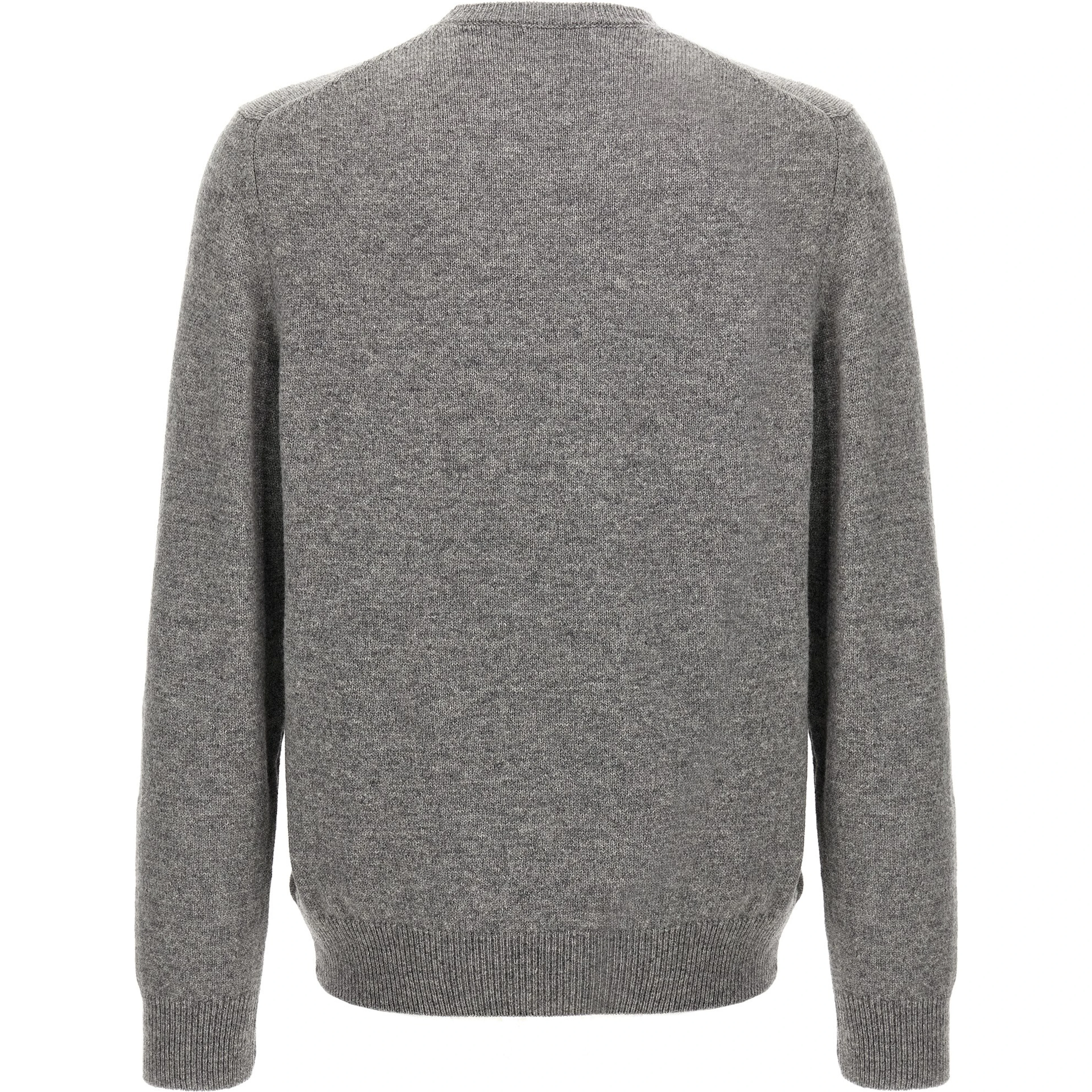 Gray Virgin Wool Cardigan