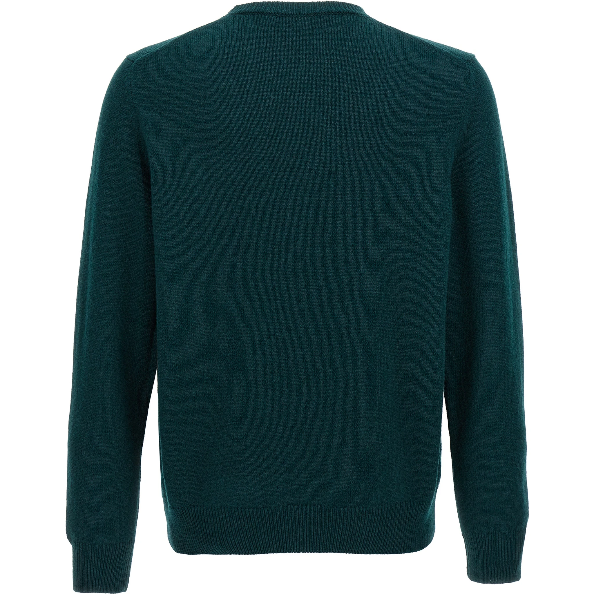 Bicolor Virgin Wool Cardigan