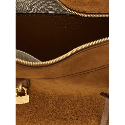 Brown Polyamide Shoulder Bag