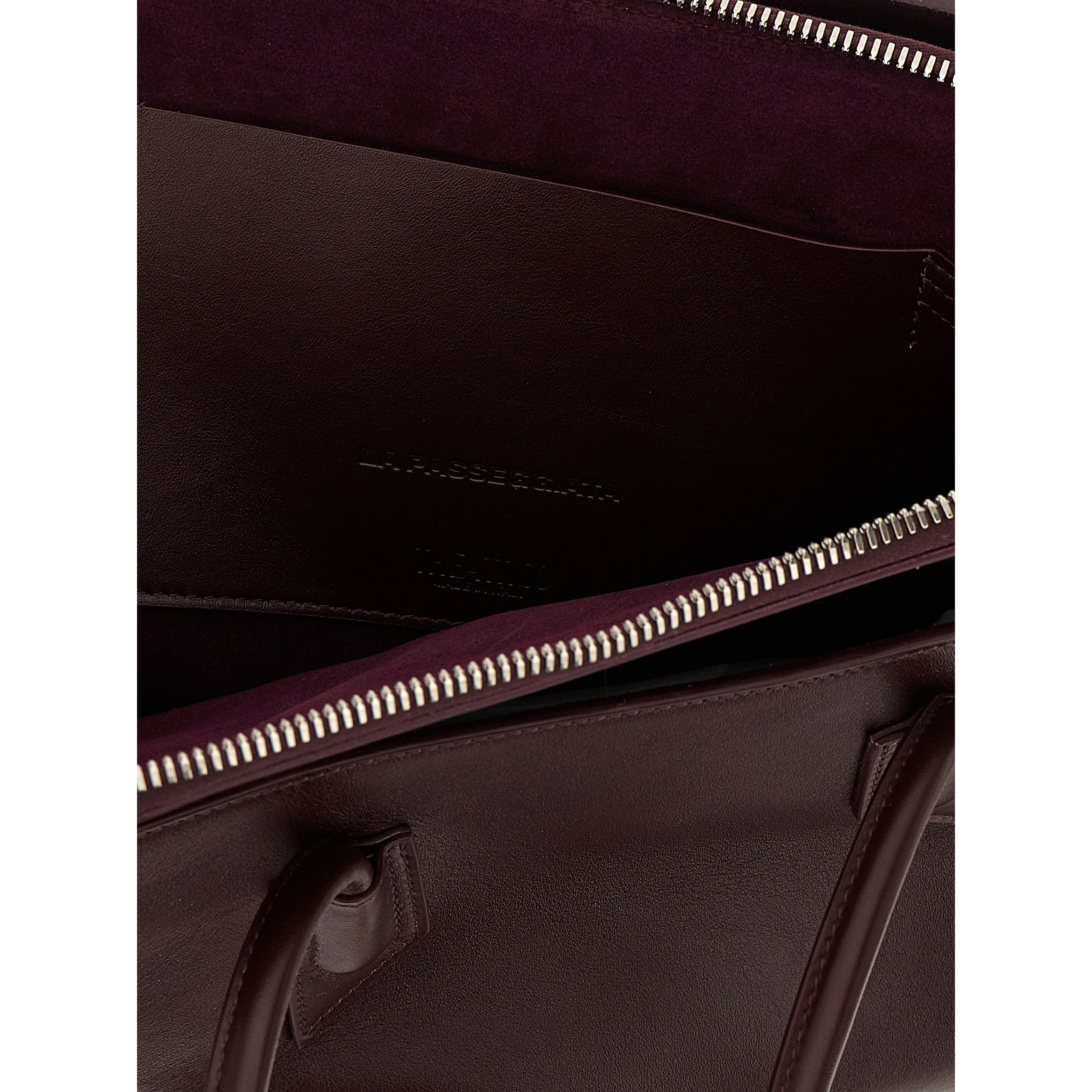 Purple Calfskin Shoulder Bag