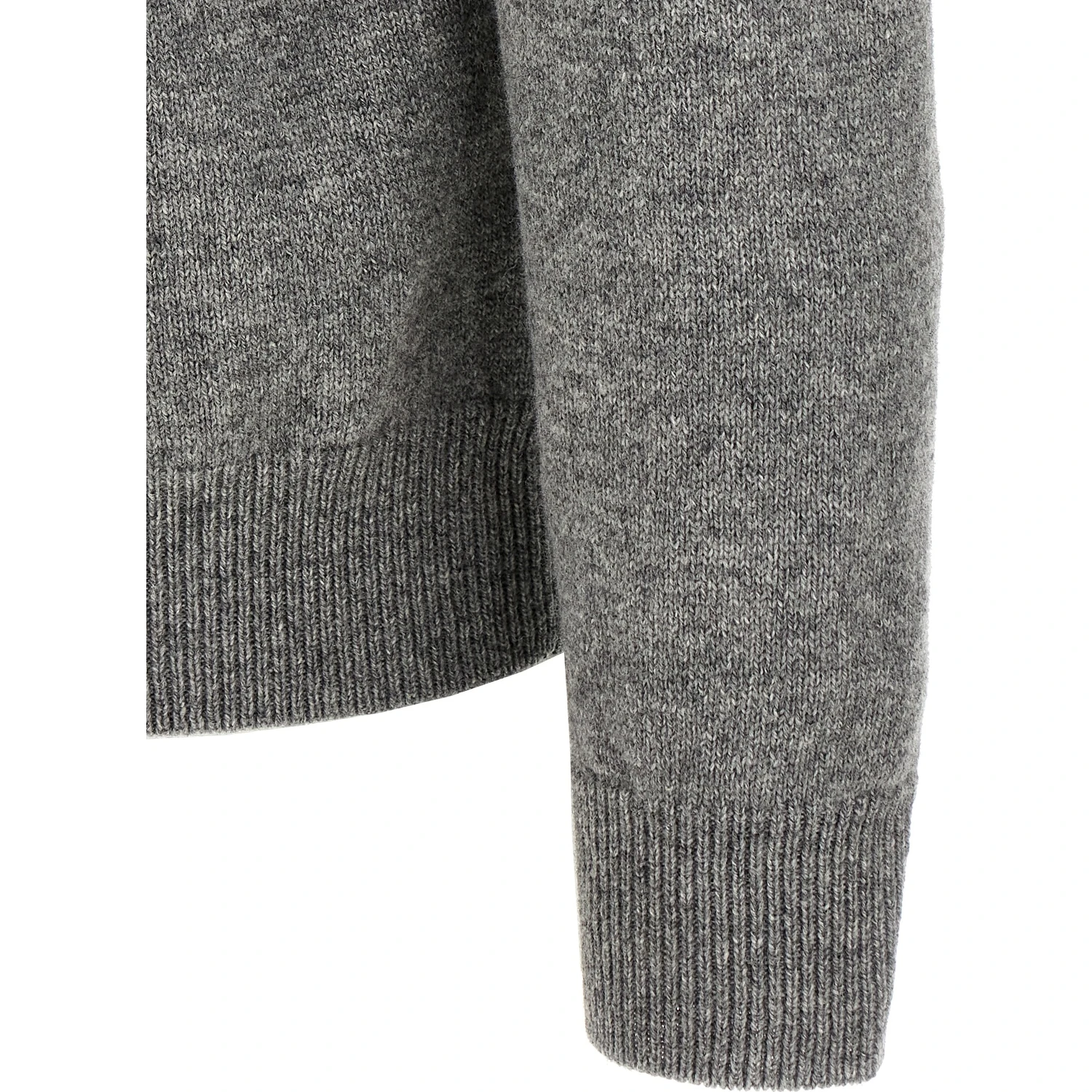 Gray Virgin Wool Cardigan