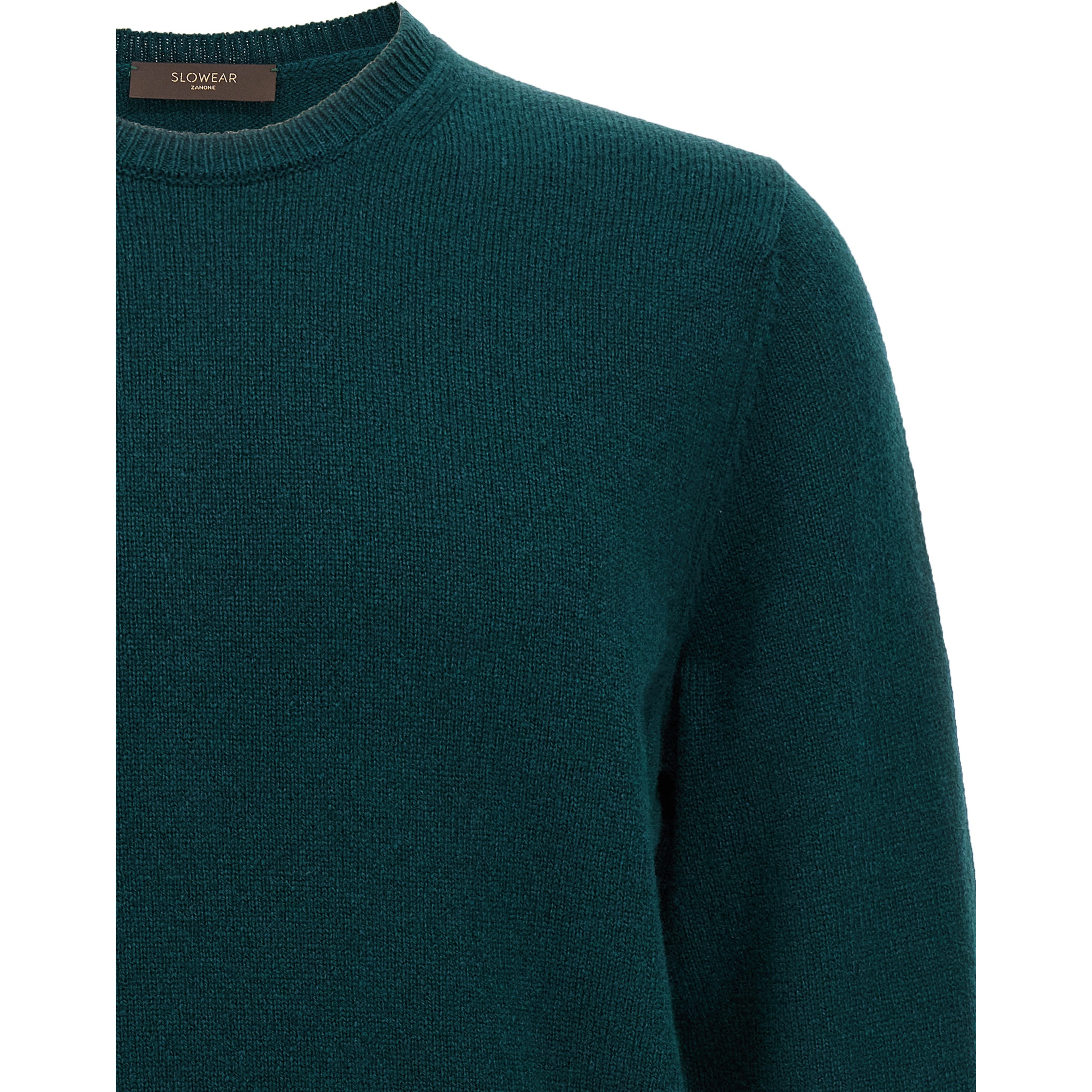 Bicolor Virgin Wool Cardigan
