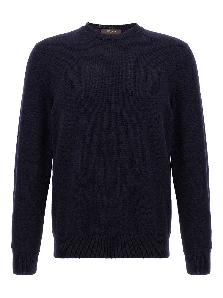 Blue Virgin Wool Cardigan