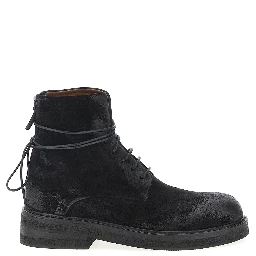 Black Cotton Chelsea Boots