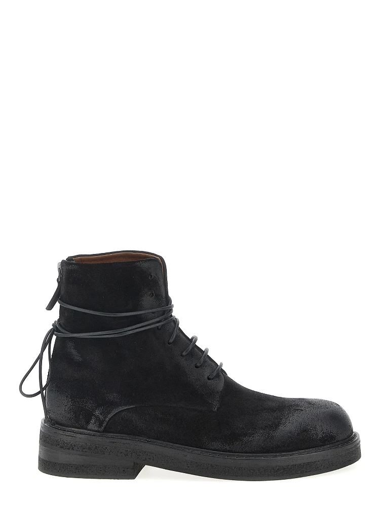 Black Cotton Chelsea Boots