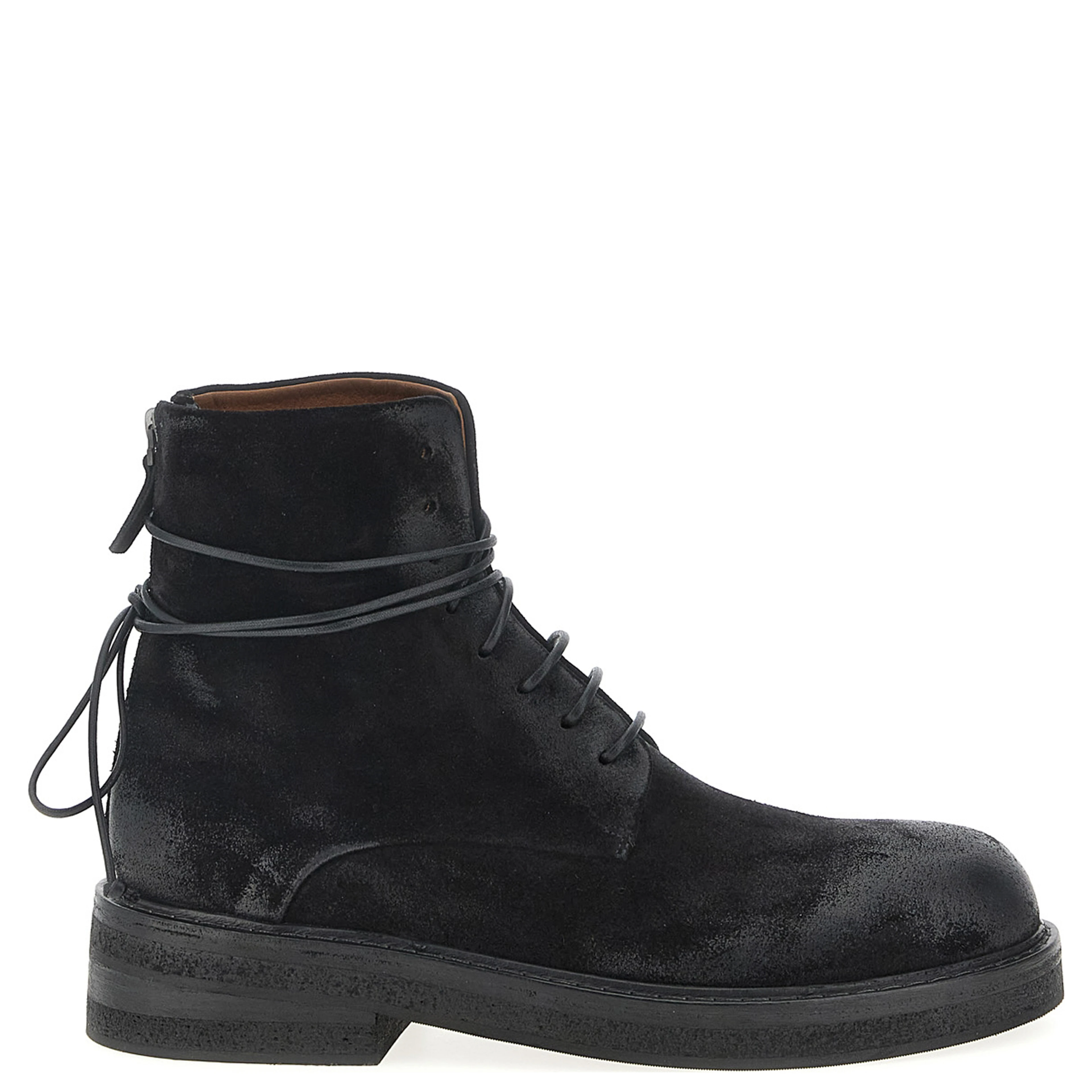 Black Cotton Chelsea Boots