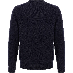 Blue Virgin Wool Cardigan